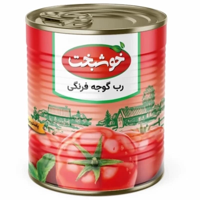رب گوجه فرنگی خوشبخت خوش رنگ با غلظت مناسب غذاها